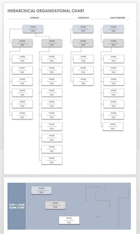 Org Chart Template Excel Addictionary