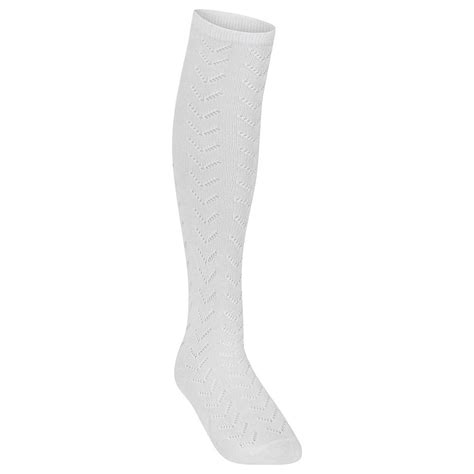 White Pelerine Knee High Socks Accessories From Smarty Schoolwear Ltd Uk