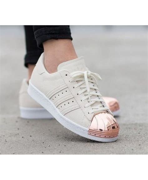 Adidas black and rose gold sneakers. 2017 Adidas Superstar Rose Gold Metal Toe Shoes | Adidas women, Adidas superstar, Sneakers