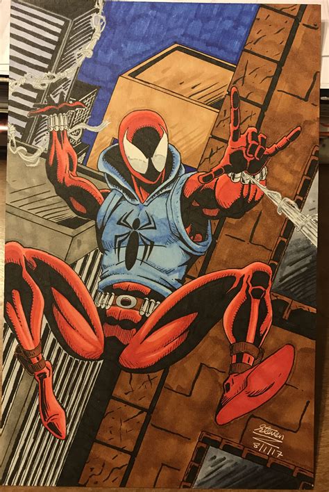 The First Scarlet Spider Aka Ben Reilly The One Perfect Clone Of