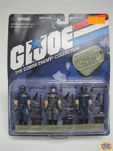 1998 Kenner Gi Joe The Cobra Enemy Collection Cobra Infantry Team 1a