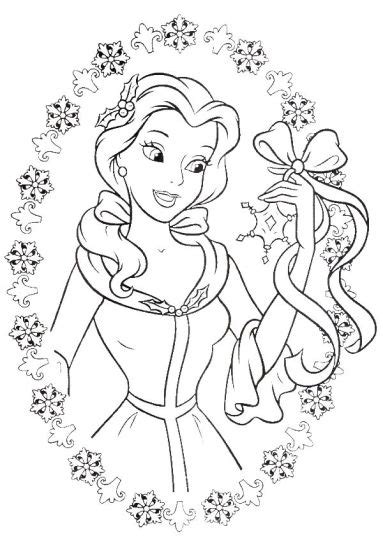 Download and print these disney princess christmas coloring pages for free. Disney Princess Christmas Coloring Pages - Part 7