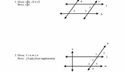 geometry triangle proof worksheet