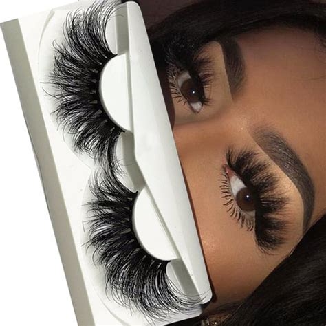 New 25mm Long 3d Mink Lashes Extra Length Mink Eyelashes Big Dramatic Volumn Eyelashes Strip