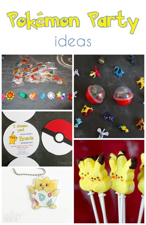 25 Free Pokemon Party Printables Cutesy Crafts