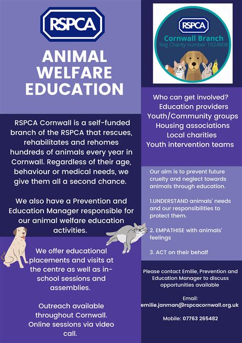 Animal Welfare And Education Rspca Cornwall Branch