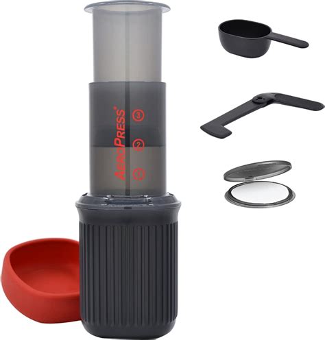 aeropress go portable travel coffee press kit 1 3 cups in a minute coffee