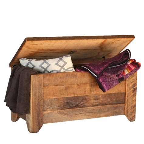 Blanket Chest Storage Bench Blanket Chest Reclaimed Wood Furniture