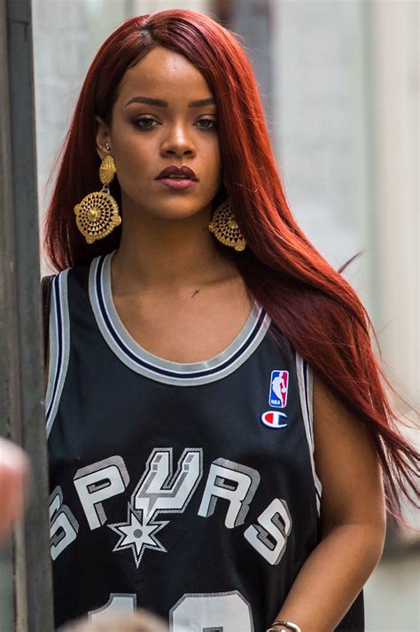 Rihanna Makeup Red Hair