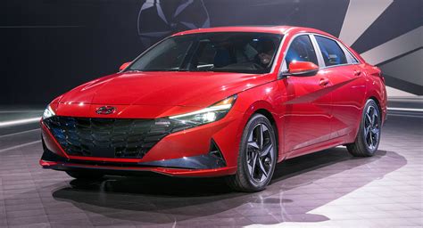2021 Hyundai Elantra Debuts With Four Door Coupe Body New 50mpg