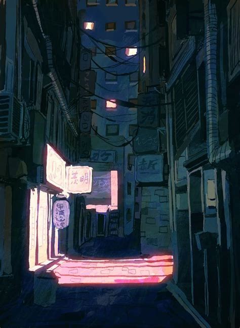 Descubrir Images Alleyway Anime Background Thcshoanghoatham