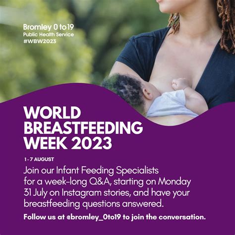 World Breastfeeding Week 2023 Healthwatch Bromley