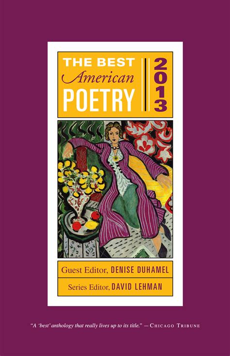 Best American Poetry 2013