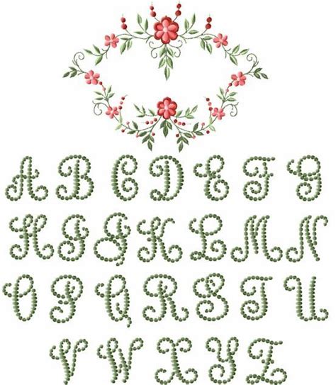Details About Abc Designs Heirloom Monograms Machine Embroidery Designs