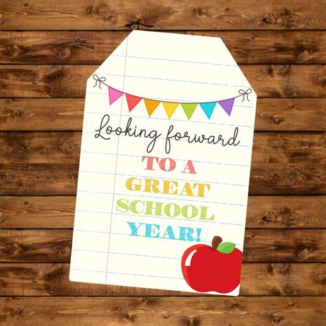 This Is An Image Of Looking Forward To A Great School Year Printable