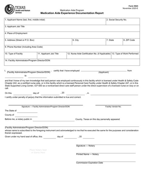 Form 5523 Fill Out Sign Online And Download Fillable Pdf Texas