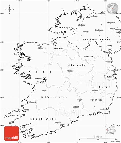 Blank Map Of Northern Ireland Secretmuseum