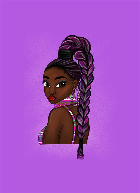 African American Art Black Girl Queen Black Beauty Girl Crown Girls