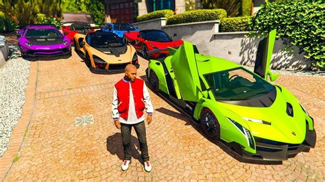 Gta V Driving Luxury Car With Micheal Youtube