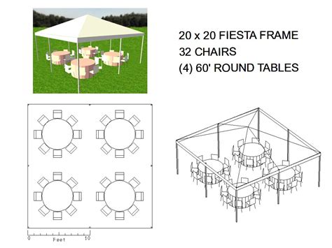 20x20 Frame Tent Seats 32 Michiana Tool And Party Rental