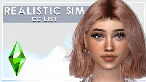 Making A Realistic Sim In The Sims 4 Cc List Youtube Hot Sex Picture
