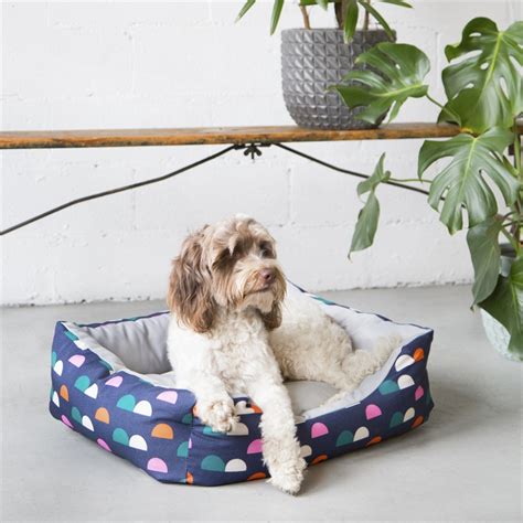 Happy Tails 65 X 55cm Reversible Cushion Pet Bed Bunnings Warehouse