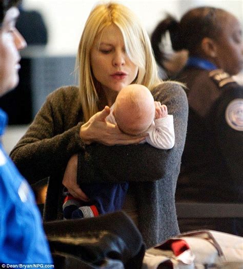 First Picture Claire Danes Coos Over Baby Cyrus As She Jets Off With