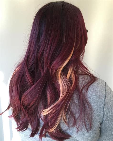 50 shades of burgundy hair color trending in 2024 hair color burgundy brown ombre hair color