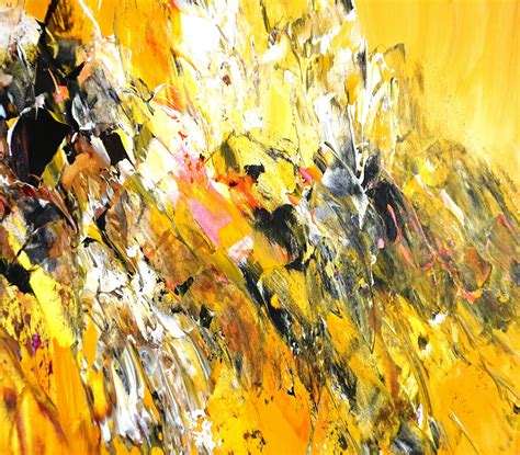 Yellow Abstract Large Abstract Painting 610 X 413 Etsy Uk