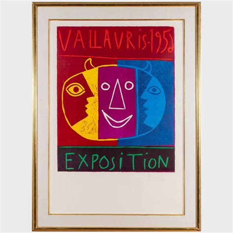 Pablo Picasso Vallauris 1956 Exposition 1956 Mutualart