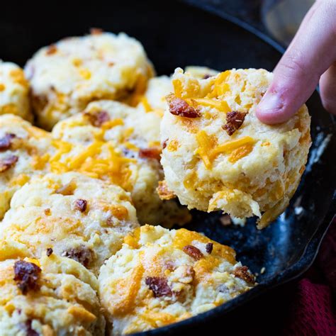 Bacon Cheddar Biscuits Spicy Southern Kitchen