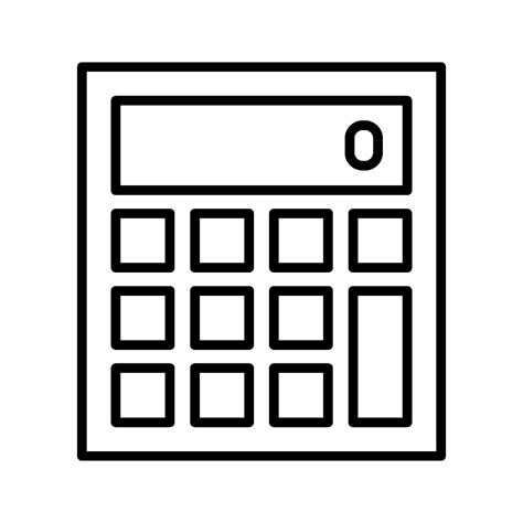 Icono De Vector De Calculadora 2205949 Vector En Vecteezy