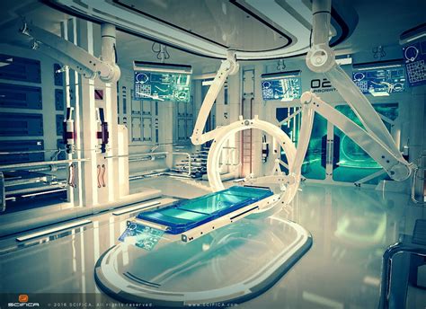 Sci Fi Laboratory Interier Room 3d Model By A Cermak On Deviantart