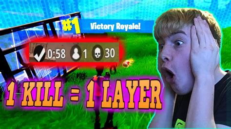 1 Kill Remove 1 Layer Of Clothing In Fortnite Battle Royale With
