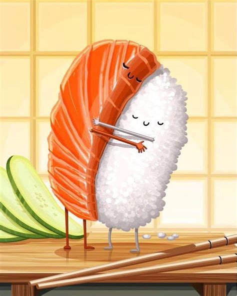 Sushi Hug Unknown Author Follow Our Art Feed Picameart Follow