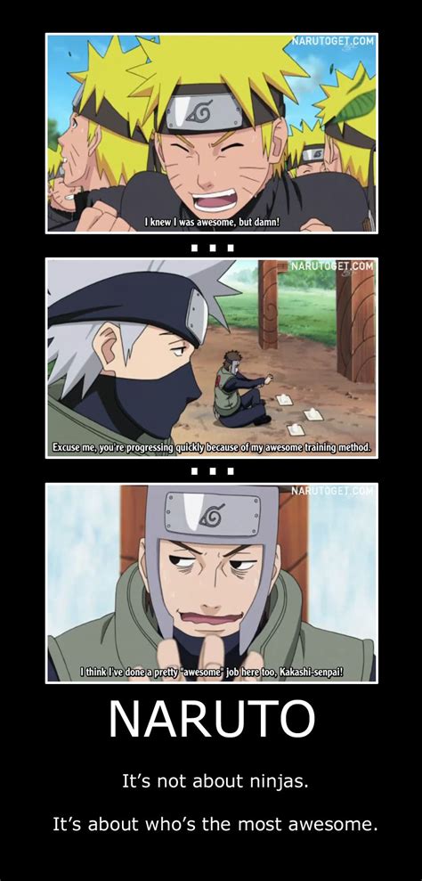 Demotivational Poster 1313341 Naruto Kakashi Funny Naruto Shippuden