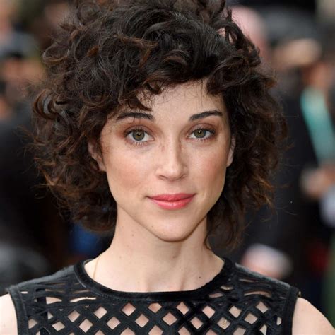 annie clark known professionally as st vincent short curly hairstyles for women spring