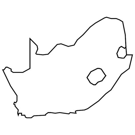 Africa Map Blank Clipart Best