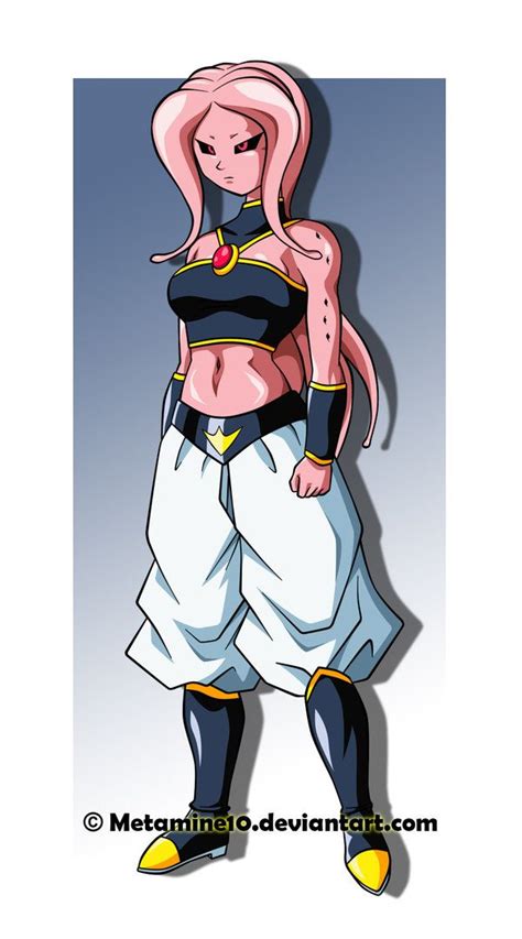 Majin Female By Metamine10 Anime Dragon Ball Female Dragon Dragon