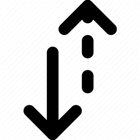 Alternative Arrow Direction Orientation Vertical Icon Download On