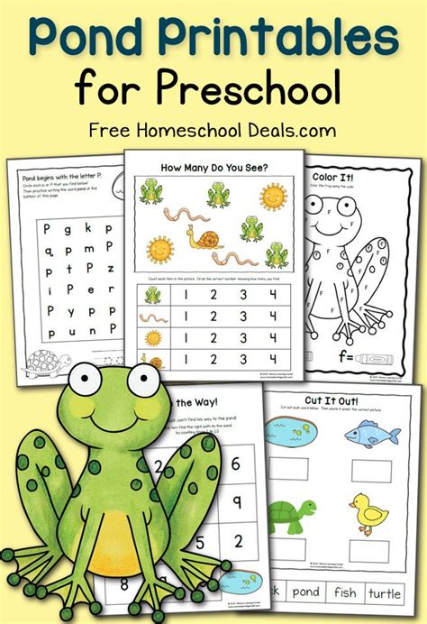 Free Preschool Pond Printables Instant Download Free Preschool