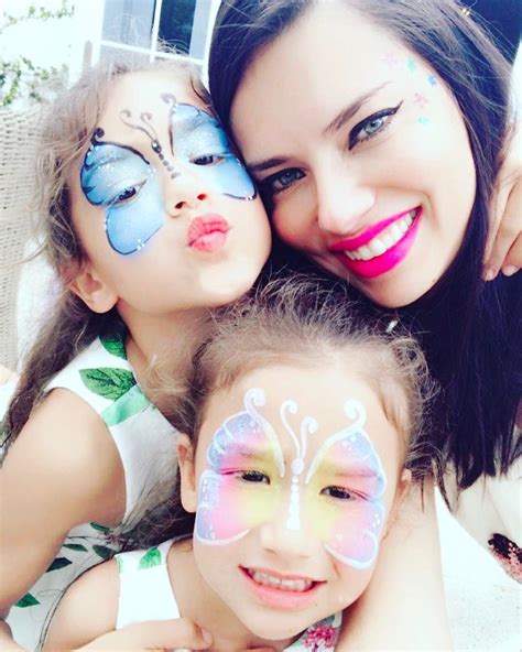 Adriana Lima And Her Daughters Valentina And Sienna Adriana Lima Victoria