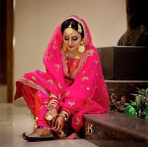 Cute Bride 🌺🌸 Bridal Suits Punjabi Bridal Dress Design Bride Suit