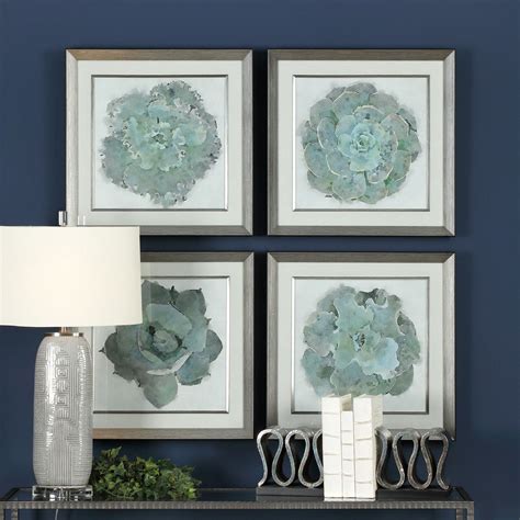 Uttermost Natural Beauties Botanical Prints Wall Art Set Of 4 From