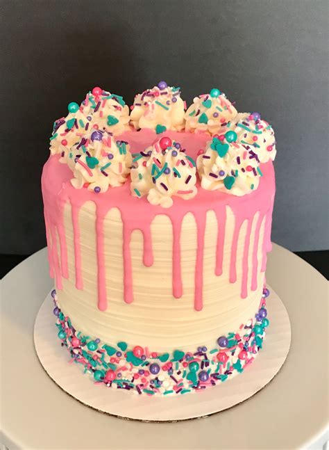Sprinkles Drip Cake Creative Cake Decorating Cake Decorating