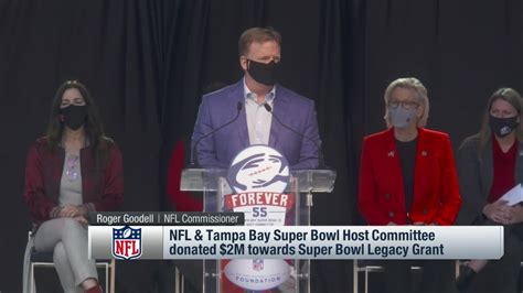 Nfl Tampa Bay Super Bowl Host Committee Donate 2 Million Towards