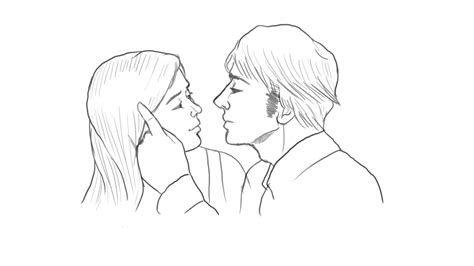 Lips Kissing Drawing At Getdrawings Free For Hot Sex Picture