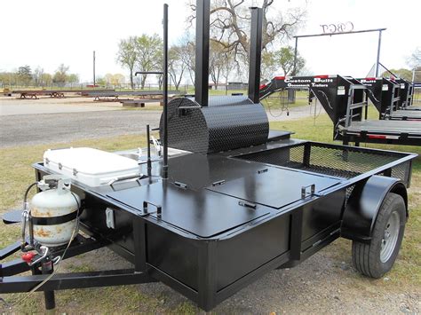 Bbq Pit Trailers Custom Built Gooseneck Trailers