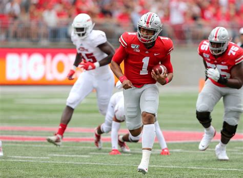 Selling point, beyond the stats: Justin Fields and Ohio State start fast in promising debut win over FAU