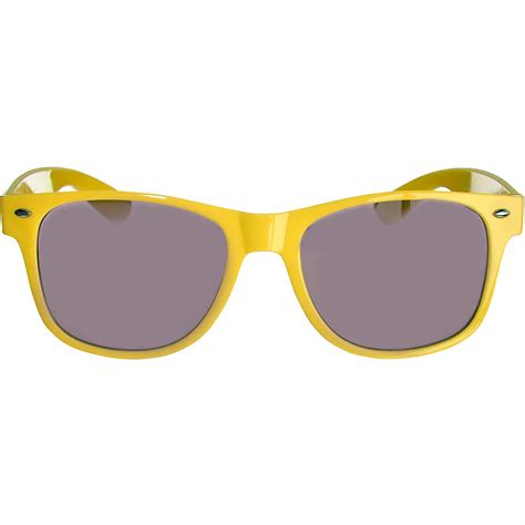 Classic Yellow Frame Sunglasses 6in X 2in Party City
